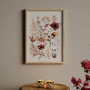 Search for fall flower posters Watercolor