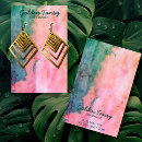 Search for necklace display cards Pink