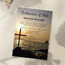 Search for sunset memorial invitations Elegant