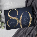 Search for minimalist 80th birthday invitations Elegant
