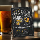 Search for cheers and beers birthday invitations For him