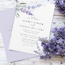 Search for romantic wedding invitations Lavender