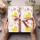 Search for baby ducks wrapping paper For her