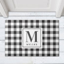 Search for buffalo plaid doormats Gingham