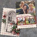 Search for window scene christmas cards Vintage