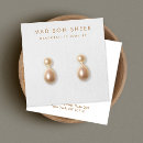 Search for earring business cards Elegant