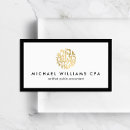 Search for numbered business cards Accountant