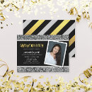 Search for silver foil graduation invitations High school graduation
