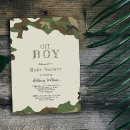 Search for camo baby boy shower invitations Pattern