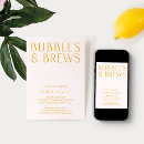 Search for blush engagement party invitations Typography