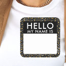 Search for hello my name is stickers Blank