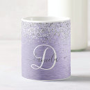 Search for purple and silver mugs For her
