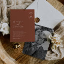 Search for monogram photo invitations Typography