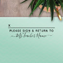 Search for please sign and return rubber stamps Modern