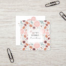 Search for repeat business cards Floral