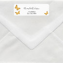 Search for white butterflies return address labels Elegant
