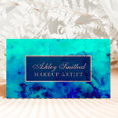 Search for navy and rose gold business cards Makeup artist