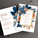 Search for indigo invitations Rustic
