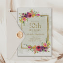 Search for women 50th birthday invitations Purple