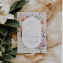 Search for flirty cards invites Watercolor
