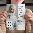 Search for chic 60th birthday invitations Modern