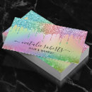 Search for unicorn business cards Makeup artist