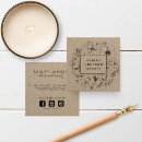Search for kraft business cards Black