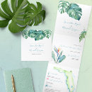 Search for monstera leaves wedding invitations Typography
