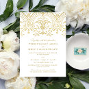 Search for vintage glam wedding invitations White