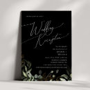 Search for dark green and gold invitations For her