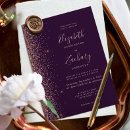 Search for faux rose gold glitter invitations Glam