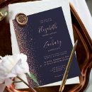Search for dark blue wedding invitations Modern