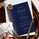 Search for rose gold glitter invitations Glam