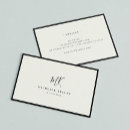 Search for ivory business cards Luxury