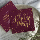 Search for surprise 60th birthday invitations Gold