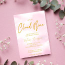 Search for clouds baby shower invitations Pink