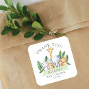 Search for safari thank you stickers Elephant