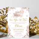 Search for princess carriage invitations Pink and gold