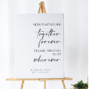 Search for open seating wedding signs No seating plan