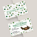 Search for boy business cards Play date
