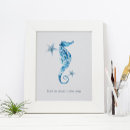 Search for watercolor seahorses posters For kids