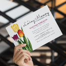 Search for tulips funeral invitations Elegant