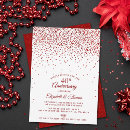 Search for fortieth anniversary invitations Ruby red