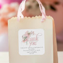 Search for birthday party bag stickers Pink