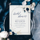 Search for white floral bridal shower invitations Calligraphy