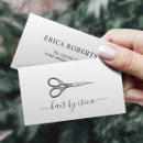 Search for hair stylist business cards Minimalist