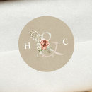 Search for kraft wedding stickers Elegant