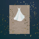 Search for glamorous bridal shower invitations Gown