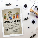 Search for monster mash birthday invitations Monsters