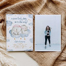 Search for elephant baby boy shower invitations Little peanut